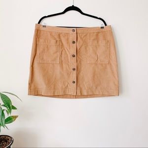 Gap | Corduroy Button Down Skirt